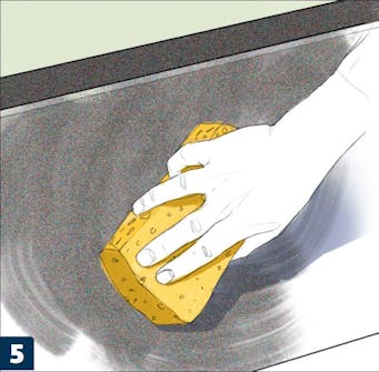 Kingspan isolasjon: Puss over sokkelen med mørtel Kingspan isolasjon: Puss over sokkelen med mørtel